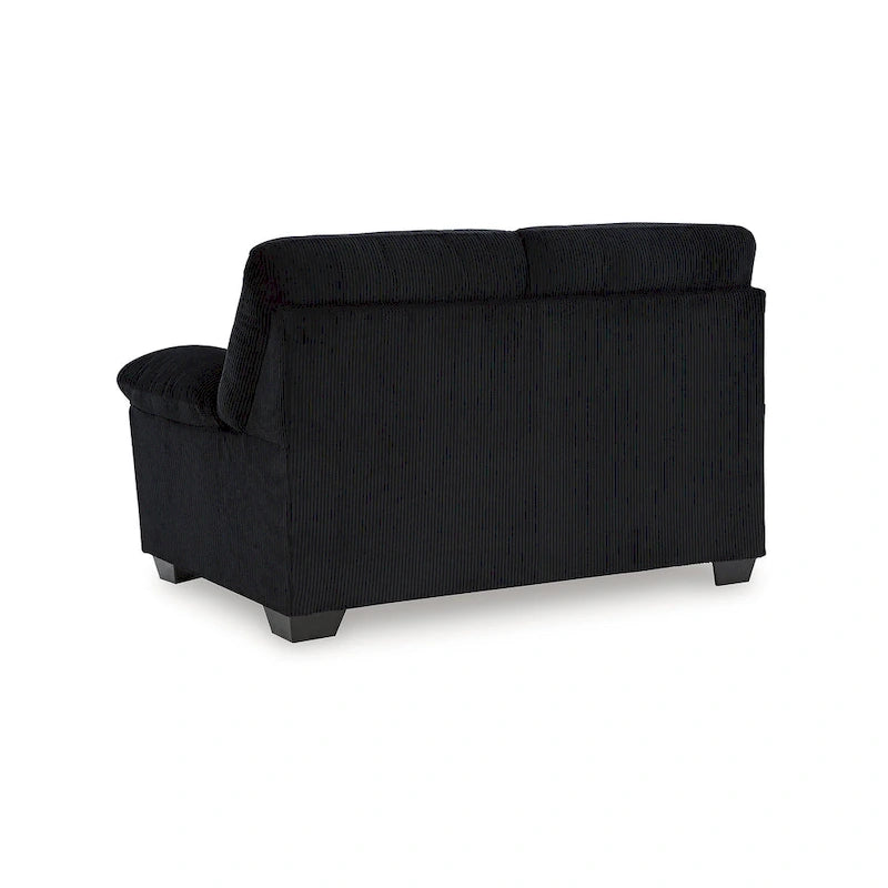 Petit canapé minimaliste en tissu, canapé confortable pour 2 personnes avec coussin rembourré, pour appartement et studio