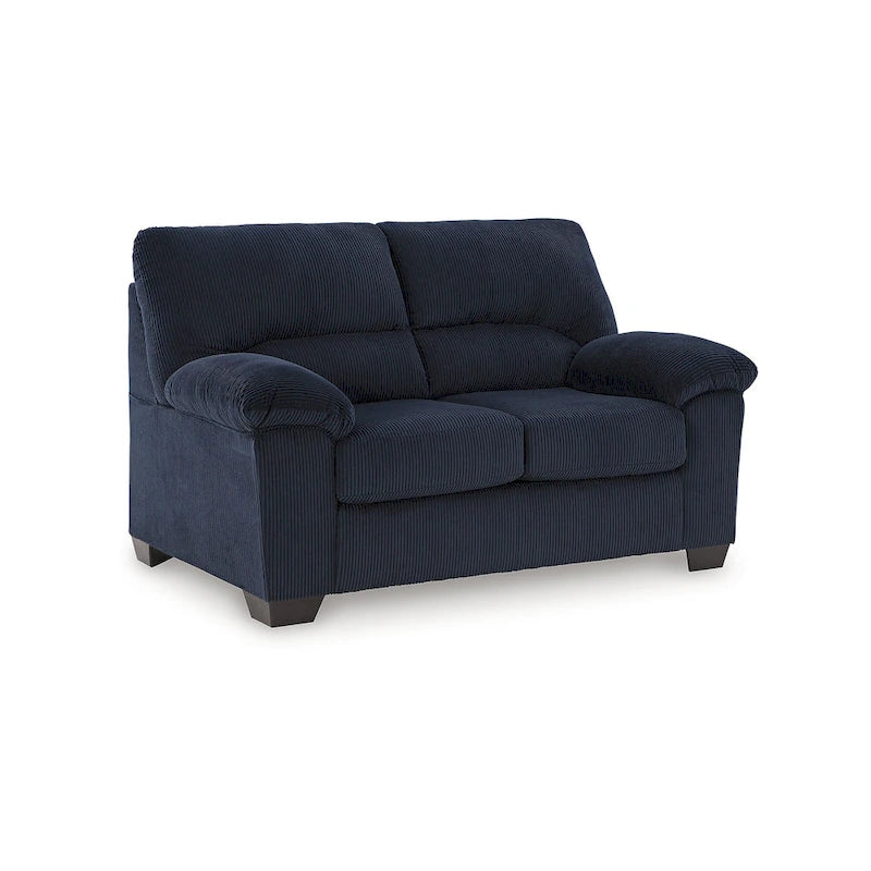 Petit canapé minimaliste en tissu, canapé confortable pour 2 personnes avec coussin rembourré, pour appartement et studio