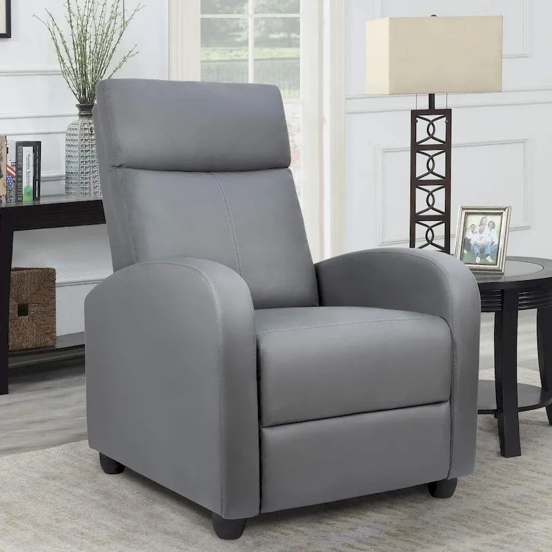 Sillón reclinable de cuero PU para la sala de estar