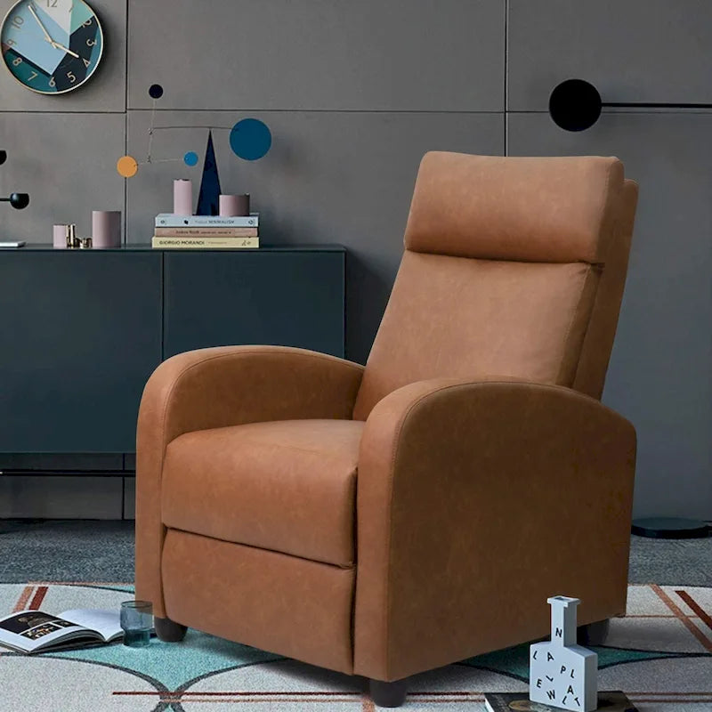 Sillón reclinable de cuero PU para la sala de estar