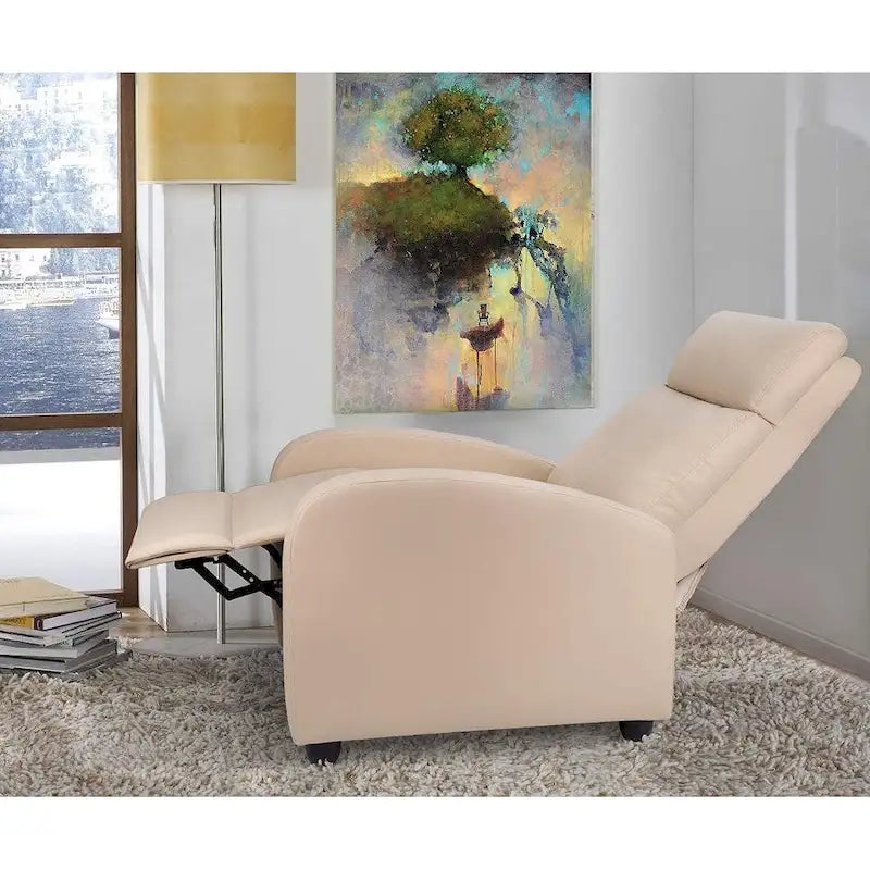 Relaxsessel aus PU-Leder, Einsitzer fürs Wohnzimmer