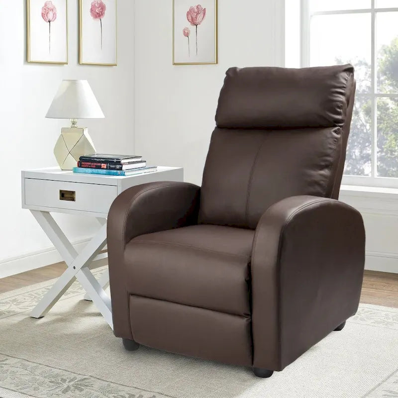 Relaxsessel aus PU-Leder, Einsitzer fürs Wohnzimmer
