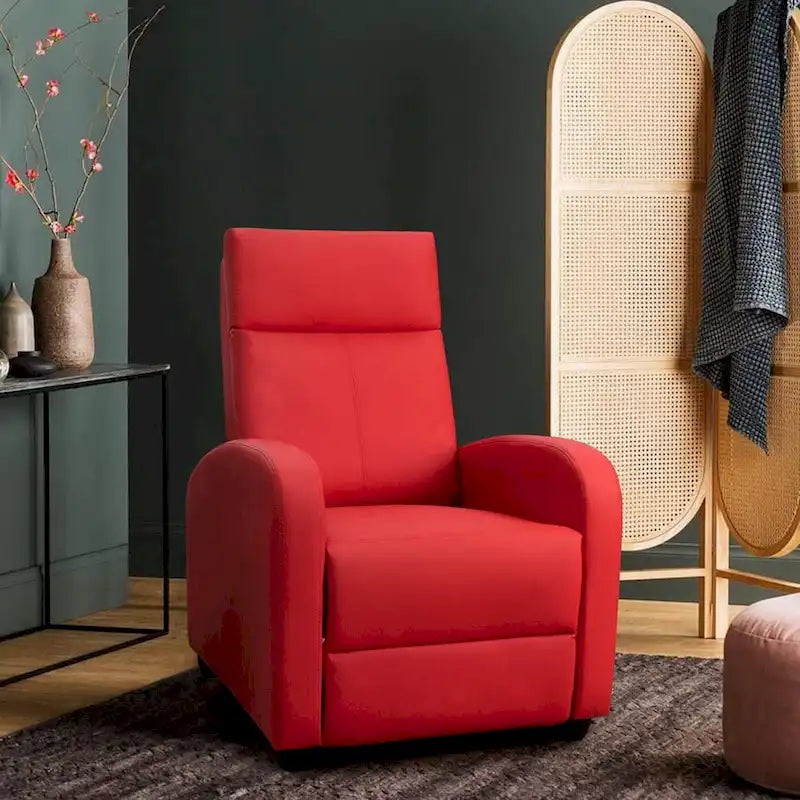 Relaxsessel aus PU-Leder, Einsitzer fürs Wohnzimmer
