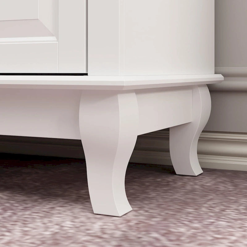 Commode à 9 tiroirs 55.1W : design spacieux et épuré, finition laquée