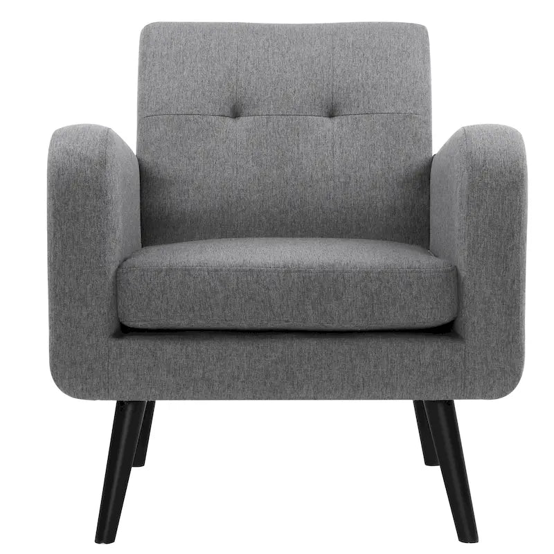 Moderner Akzentsessel aus Stoff im Mid-Century-Stil