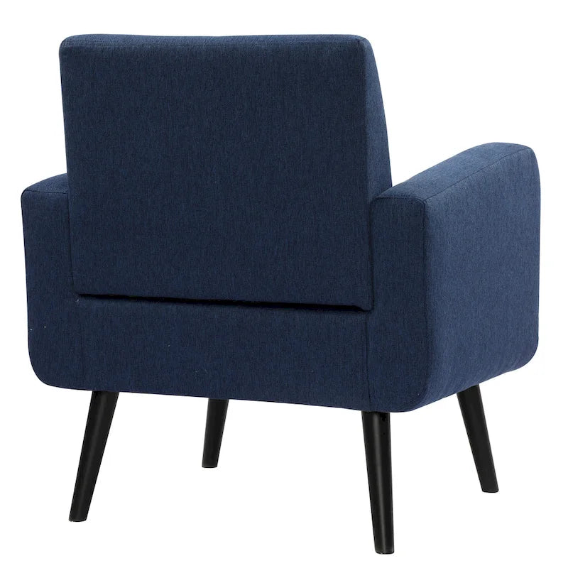 Sillón decorativo moderno de tela de estilo de mediados de siglo