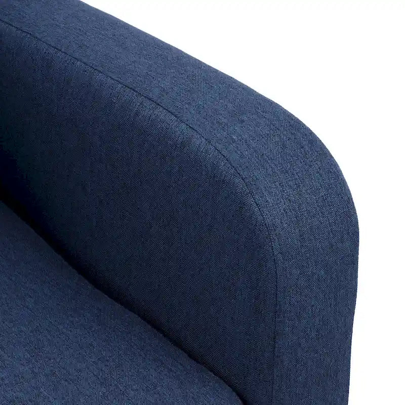 Sillón decorativo moderno de tela de estilo de mediados de siglo