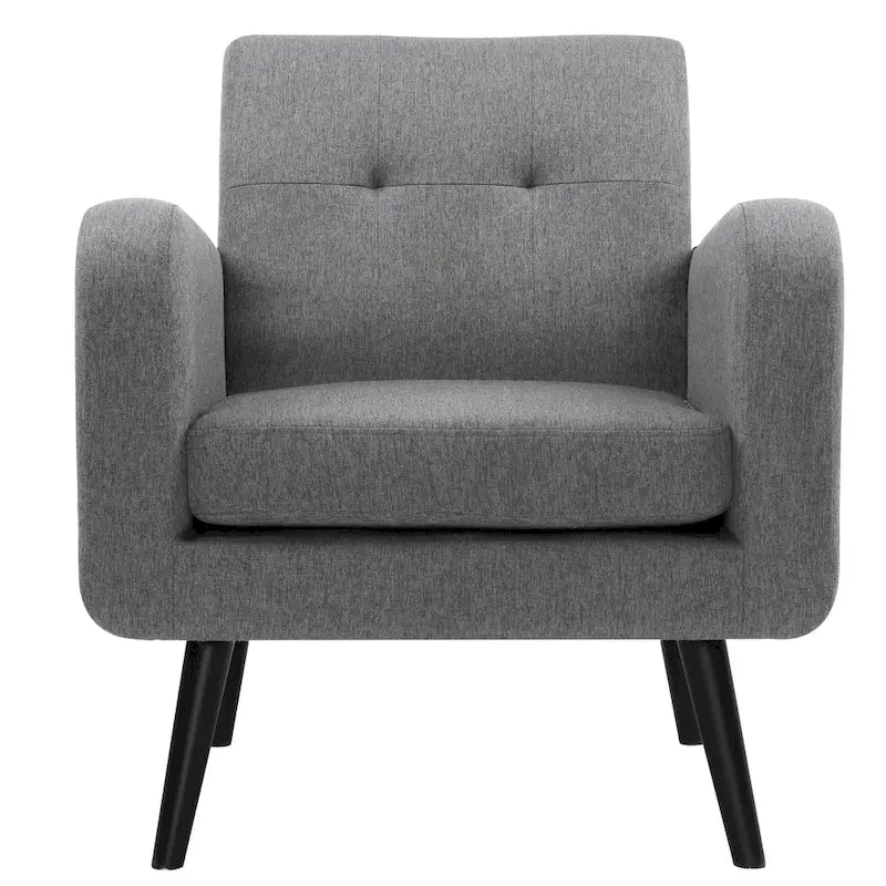 Sillón decorativo moderno de tela de estilo de mediados de siglo