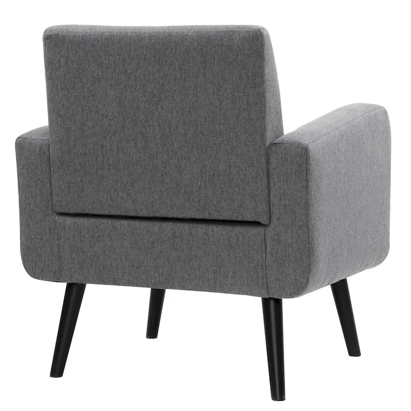 Sillón decorativo moderno de tela de estilo de mediados de siglo