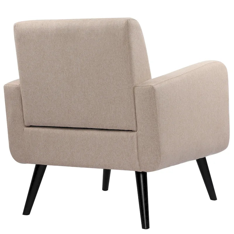 Sillón decorativo moderno de tela de estilo de mediados de siglo