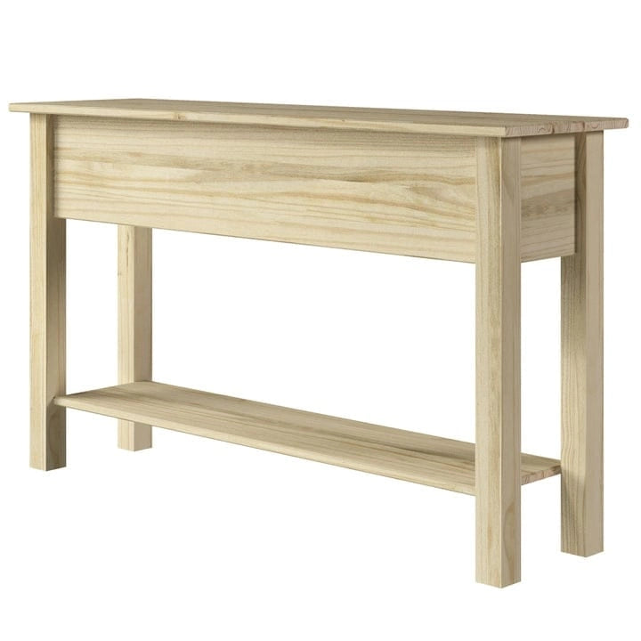 Console de couloir en bois, 3 tiroirs, Corona