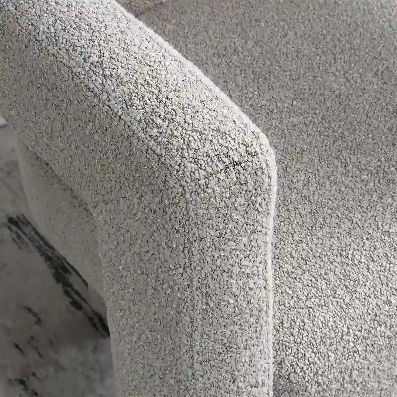Gepolsterter Bouclé-Sessel, 24 breit (2er-Set)