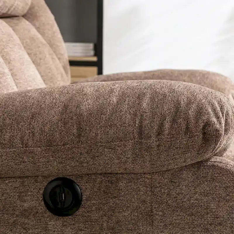 Übergroßer manueller Schaukel- und Relaxsessel, 360° drehbar, für das Wohnzimmer