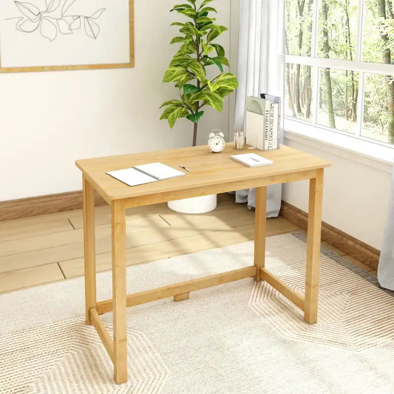 Escritorio moderno sencillo, mesa compacta fácil de montar, ideal para dormitorios y espacios de trabajo en apartamentos