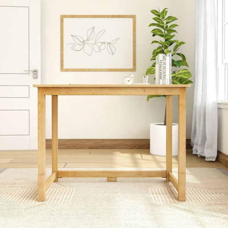 Escritorio moderno sencillo, mesa compacta fácil de montar, ideal para dormitorios y espacios de trabajo en apartamentos