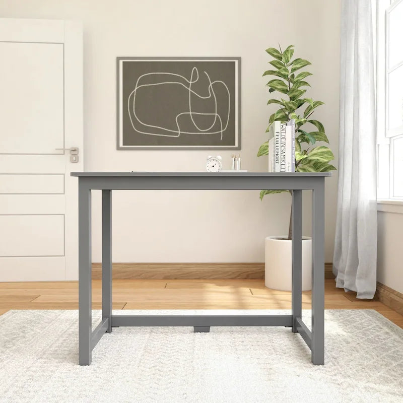 Escritorio moderno sencillo, mesa compacta fácil de montar, ideal para dormitorios y espacios de trabajo en apartamentos