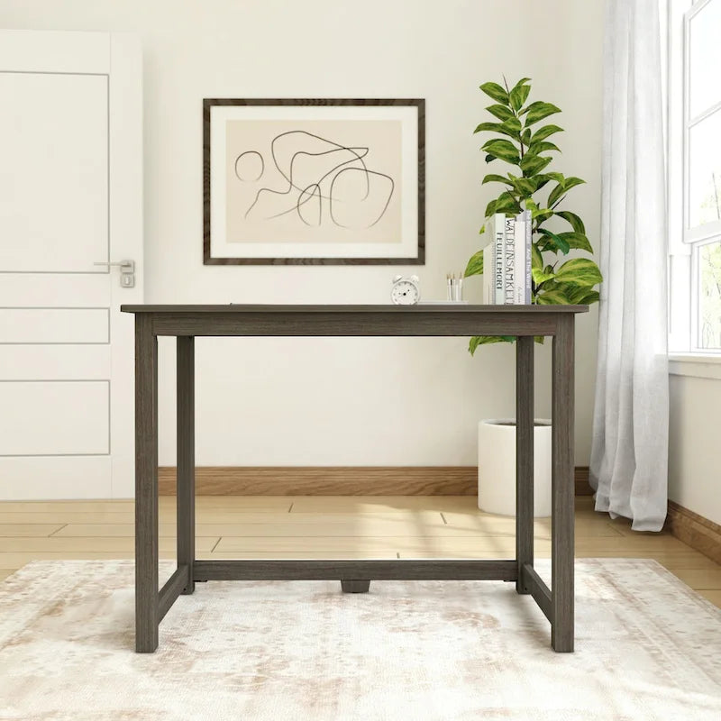 Escritorio moderno sencillo, mesa compacta fácil de montar, ideal para dormitorios y espacios de trabajo en apartamentos