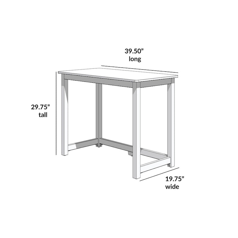 Escritorio moderno sencillo, mesa compacta fácil de montar, ideal para dormitorios y espacios de trabajo en apartamentos