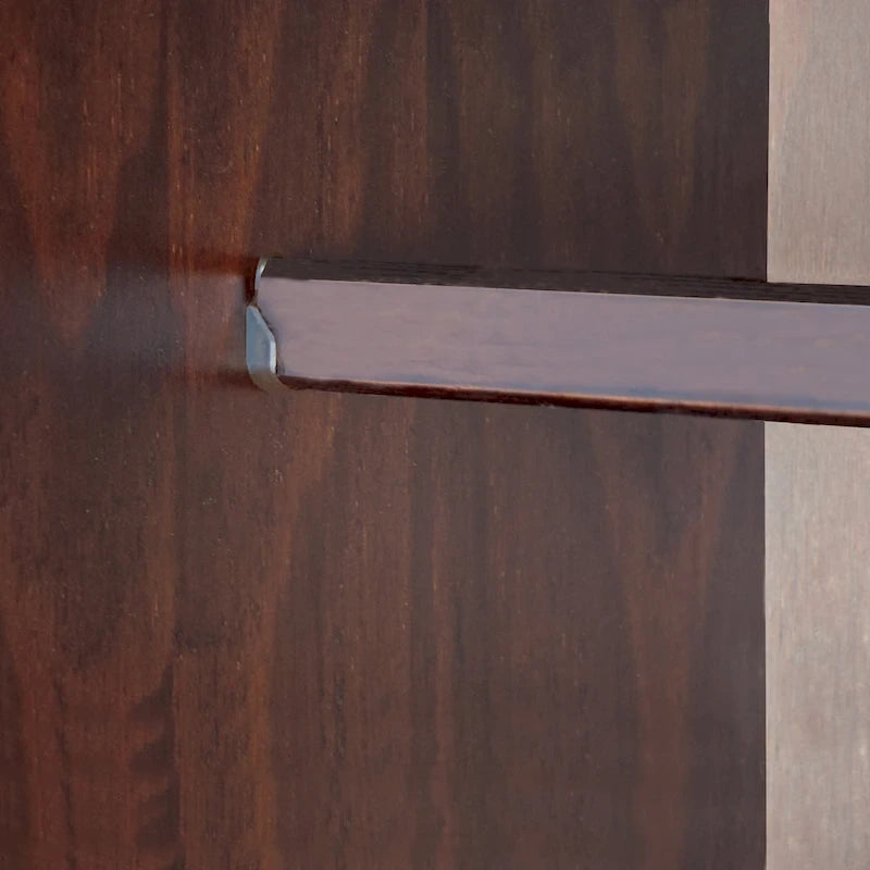 Armario ropero de 3 puertas 100 % de madera maciza, con puertas de madera maciza o espejadas