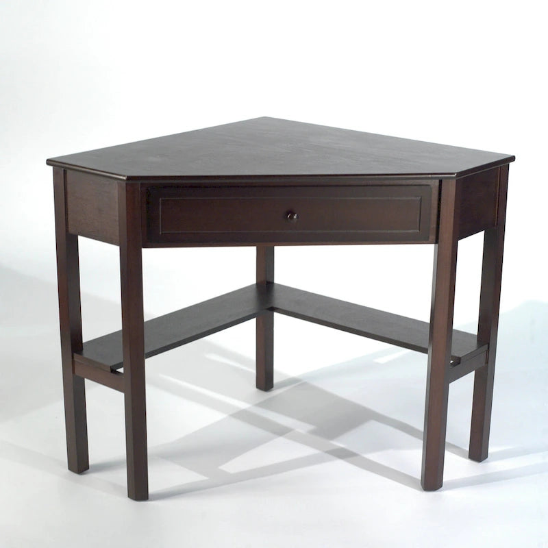 Eckschreibtisch aus Massivholz/MDF