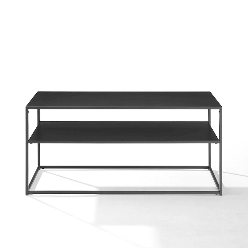 Minimalistischer Couchtisch mit robustem Gestell, einfach zu montieren und vielseitig verwendbar