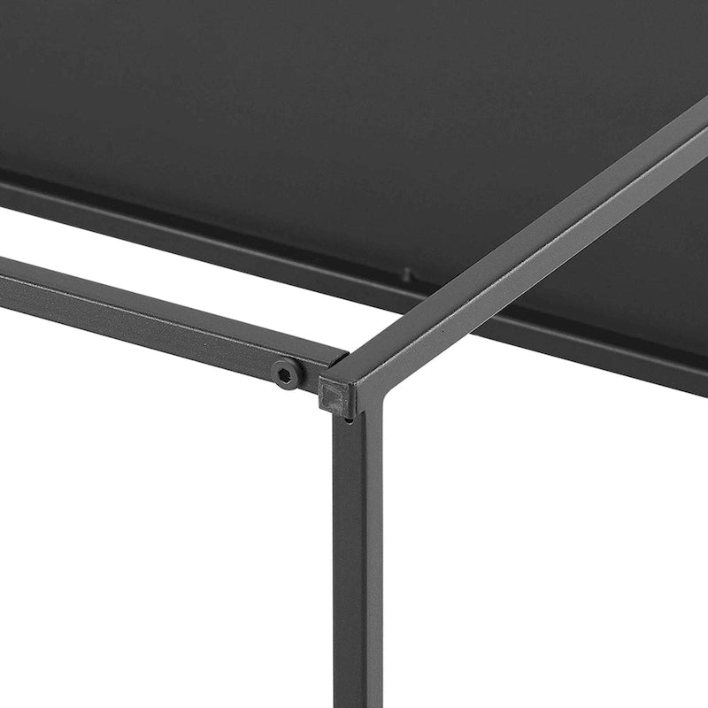 Minimalistischer Couchtisch mit robustem Gestell, einfach zu montieren und vielseitig verwendbar