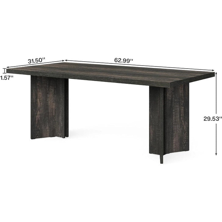 Table de cuisine et de repas de 63 pouces de long pour la salle à manger