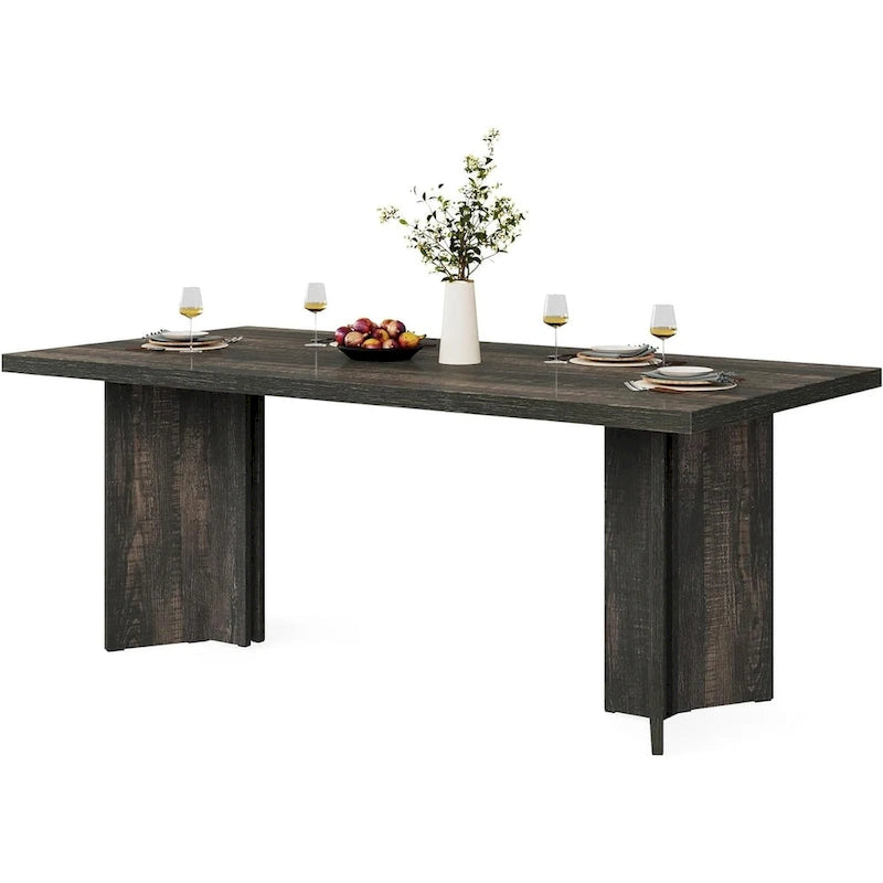 Table de cuisine et de repas de 63 pouces de long pour la salle à manger