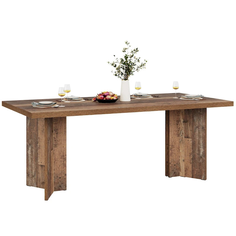 Table de cuisine et de repas de 63 pouces de long pour la salle à manger
